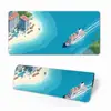 Mouse Pad Cenário de Montanha Americano Transfronteiriço Borda Antiderrapante Lavável Teclado de Computador Pad Notebook Pad Grande de Mesa