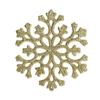 10cm transfronteiriça nova decoração de Natal floco de neve pendurado plástico decorações de árvore de Natal pingente de floco de neve fabricantes