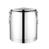 Cubo de aislamiento de espuma de PU de acero inoxidable 304 comercial para té con leche, cantina, aislamiento, cubo para arroz, cubo para té de leche de soya, europeo 100L