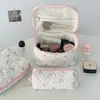 Neceser de maquillaje de oso rosa transfronterizo para mujer, portátil, de gran capacidad, bolso de mano, neceser de aseo, bolsa para guardar cosméticos y productos para el cuidado de la piel