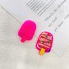 Lindos y juguetones accesorios para el cabello con forma de helado de colores de dibujos animados, colgante de collar, pendientes, accesorios para joyería DIY, venta al por mayor