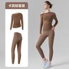Conjunto de Yoga de duas peças Primavera e Verão Novo Mesh Desejo Puro Blusa Esportiva Linha Sem Constrangimento Roupa de Yoga Leica para Mulheres
