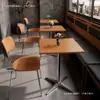 Primer pedido descuento directo estilo chino madera maciza viento océano tablero cafetería tienda de té con leche restaurante occidental mesa y silla especiales combinación