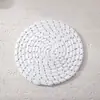Manteles Tejidos de Cuerda de Algodón de Amazon para Uso en el Hogar, Manteles de Cuerda de Algodón, Posavasos, Tapetes para Cazuelas, En Stock, Tapetes Simples Aislantes de Calor