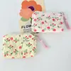 Porta-moedas Florido Fresco de Alto Valor Espuma Novo Estilo Bolsa de Armazenamento para Meninas Portátil Pequena Bolsa de Armazenamento para Batom para Viagem