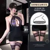 Ropa Íntima Erótica Duomila Uniforme de Secretaria Sexy Deseo Puro Tentación Falda que se ajusta a la cadera Pijama Estilo Ascético qqny F993