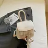 Mochila Estilo Preppy Retro para Mujer Otoño 2025 Nuevo Estilo Coreano Color Sólido Mochila Bolso Bandolera Estilo Extranjero Bolso Cubo Moderno