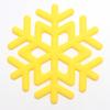 Alfombrilla de Aislamiento Térmico de Silicona, Estilo Creativo de Copo de Nieve, Manteles Anti-Quemaduras, Venta Caliente Transfronteriza, Posavasos de Silicona Resistente a Altas Temperaturas, Soporte para Ollas