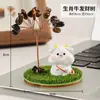 Doce Adornos de Árbol de Cristal del Zodiaco, Árbol de Cristal Curativo para Coche, Decoración de Micro Paisaje para Escritorio de Oficina en Casa, Adornos Pequeños