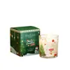 Velas perfumadas de Rosa de Natal transfronteiriças para uso interno, de longa duração, perfeitas como presentes de aniversário ou velas perfumadas festivas em um copo