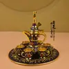 Artesanías de Lata de Colores de Característica Étnica de Xinjiang Adornos Pequeños Utensilios para Vino Regalos de Botella de Vino de Metal Regalos Conmemorativos
