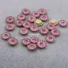 1.4cm Girasol de Doble Capa Diamante una Flor de Diamante Pistilo DIY Hecho a Mano Estilo Japonés y Antiguo Accesorios para el Cabello y Materiales y Accesorios para Adornos del Cabello