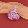 Pingente Porta-Cabelo Fetal Estilo Antigo Portátil, Acessórios Hanfu, Bolsinha de Brocado Bordada, Sachê Retrô, Bolsa Sachê Vazia Atacado