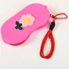 Nuevo Estuche para Gafas de Silicona PVC Dibujos Animados Portátil con Cordón Bolsa de Almacenamiento para Gafas de Sol Caja de Gafas Anticompresión Personalizado