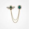 Broche de Borla de Abeja para Mujer de Alta Gama Exquisito Pin para Traje Suéter Accesorios Diseño de Nicho Lujo Elegante Ramillete