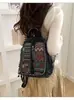 Bolso cruzado informal de mezclilla transfronterizo para mujer, estilo de alta gama, nuevo diseño moderno y genial 2026, bolso cruzado o de hombro de moda para mujer