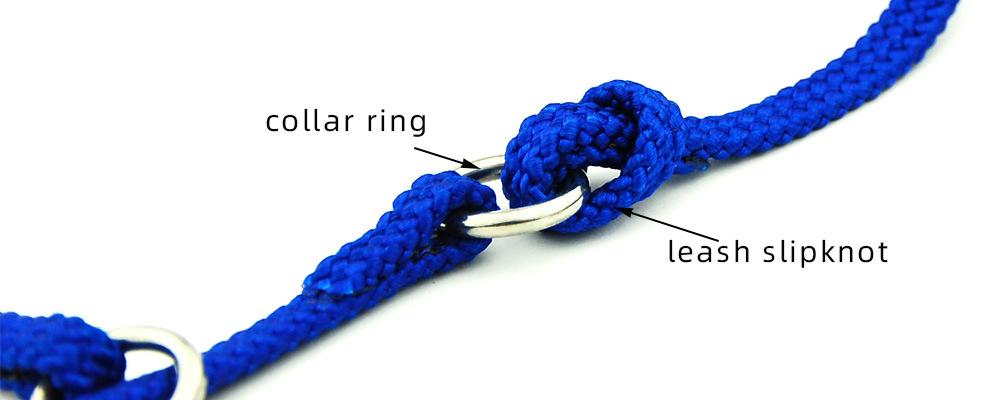 Slipknot knitting collar leash