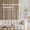 Cortinas Espessas Novo Estilo Luxo Leve Moderno Minimalista de Algodão e Linho com Blackout Total para Quarto, Sala de Estar, Varanda, Ganchos para Bloqueio Solar
