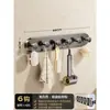 Gancho de ventosa, una fila de ganchos de ventosa para detrás de la puerta, perchero para puerta de entrada, no requiere taladro, gran capacidad de carga, gancho para baño
