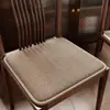 Almofada de Assento Estilo Chinês para Cadeira de Jantar, Almofada para Cadeira de Madeira de Sequóia, Almofada Espessa de Esponja, Almofada para Poltrona de Mesa de Chá, Almofada de Assento de Cadeira, Feito Sob Medida
