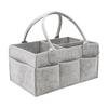 Bolsa de Armazenamento de Feltro para Fornecimento Transfronteiriço Bolsa de Armazenamento Portátil para Fraldas de Bebê Cesta de Armazenamento Dobrável para Viagem de Mães e Bebês
