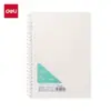 Cuaderno en Espiral Deli Lpb580-1 Cubierta de Polipropileno Niu Dun Cuaderno Estudiante Cuadrícula Transparente Cuaderno Simple Engrosado