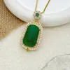 Colar Venda Quente: Pingente Ruyi de Paz e Segurança Novo Estilo, Design Retrô de Nicho para Mulheres, Acessório de Aço Titânio Antidescoloração