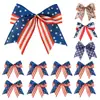 Decoraciones de Lazos Navideños Personalizados, Colgantes Decorativos para el Día de la Independencia y San Valentín, Adornos Navideños con Lazos