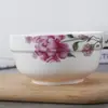 Tigela de borda protetora de 6 polegadas nova cerâmica de osso fino tigela para macarrão instantâneo tigela de arroz doméstica amarrada com presente promocional para promoção no local LOGOTIPO personalizável
