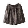 Shorts de verano para mujer nuevos shorts de algodón y lino para mujer ropa exterior talla grande holgados cintura alta pantalones casuales coreanos pantalones de pierna ancha verano para mujer