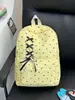 Mochila nueva de gran capacidad, temática de bosque, color caramelo de lunares fresca y dulce, perfecta para chicas de secundaria y preparatoria, ligera y fácil de llevar