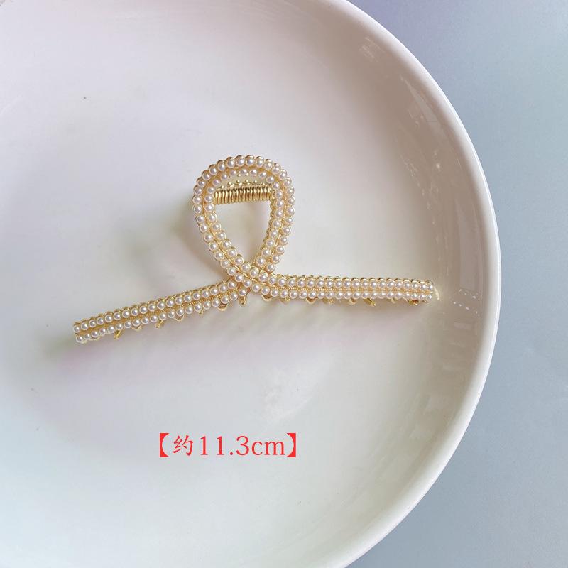 双排珍珠交叉