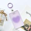 Estilo Ins Estuche Transparente para Tarjeta de Estudiante Insertable Anti-pérdida Bolsa para Tarjeta de Autobús y Comida Punto Pequeño Fresco Estuche Protector para Hombres y Mujeres