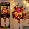Decoraciones de Halloween Linternas de Calabaza Linternas Portátiles Hechas a Mano para Niños Materiales para Linternas Manualidades Props para Fiesta de Jardín de Infancia