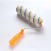 Atacado de Fábrica Pincel Rolo Tira Amarela Azul Hot Melt 4/6/9 Polegadas Pelo Médio Poliéster Ferramentas de Pintura de Parede Pincel