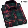 Camisa de Primavera Transfronteriza Aliexpress para Hombre Camisa a Cuadros Cepillada Camisa Casual de Franela a Cuadros Dropshipping