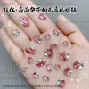 Pedras de strass em formato de ovo de pombo sem base, produto acabado, pedras de strass K9 brilhantes aplicadas à mão, acessórios coloridos ovais para arte de unhas