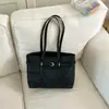 Bolsas de Moda Tendencia para Mujeres 2026 Nueva Primavera Vintage Versátil Bolso Tote Diseño de Nicho Bolso de Hombro Bolso Cubo