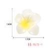 Flor Plumeria flor de resina DIY accesorios flor de resina material hecho a mano cuerda para el pelo infantil DIY material para accesorios del pelo accesorios para joyería DIY