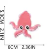 Parches Bordados de Peces de Colores Parches con Temática Oceánica Decoraciones Lindas de Focas Parches Bordados por Computadora Sublimación