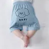 Pantalones Finos de Verano para Bebé con Estampado de Dibujos Animados, Shorts Elegantes Unisex para Niños y Niñas, Pantalones de Cinco Puntos Modernos