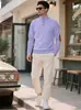 Camisas de Manga Larga para Hombre con Botones, Cuello Alto, Jacquard, Casual, Deportivas, Sudaderas para Hombre, Transfronterizas de Amazon Europeo y Americano