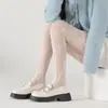 Meias arrastão brancas para mulheres, estilo subcultura primavera e outono, meia-calça de seda branca com trama de rede para garotas ousadas