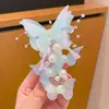 Novedoso Coletero de Mariposa Simulada para Niños con Artefacto para Cola de Caballo, Cordón de Teléfono, Diadema, Trenza de Burbuja para Cabello Trenzado de Niña Pequeña, Tocados