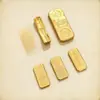 Barras de oro de imitación, pepitas de oro, lingotes de oro, fragmentos de oro, adornos de escritorio, accesorios decorativos al por mayor
