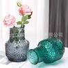 Vaso Minimalista, Nicho de Luxo Leve de Vidro Transparente para Rosas Hidropônicas, Arranjo de Flores para Decoração de Mesa de Sala de Jantar, Showroom