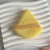 Esponjas de Pó Triangulares Atacado, Esponjas de Veludo Curto em Formato de Leque para Pó Seco, Pó Solto Dupla Face, Pó de Mel, Pó Compacto Cushion, Pó Suave para Fixação de Maquiagem, Quente de Vendas Transfronteiriças