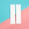 Marcadores de página criativos para presentes, marcadores de página práticos de metal e alumínio DIY, materiais em branco, borlas coloridas, adequados para estudantes usarem enquanto leem