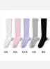 Calcetines de Presión Deportivos Profesionales de Malla para Mujer Verano Estilo Delgado Compresión Adelgazantes Calcetines de Compresión para Correr Escalada Calcetines Largos