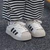 Zapatos de Moda para Niños con Puntera de Concha Antideslizantes y Antipatadas Verano y Otoño 2025 Nuevos Zapatos Deportivos para Niños Zapatos Blancos para Niñas